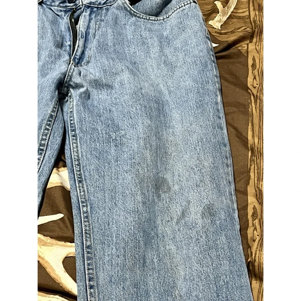 Open Trails Authentic‎ Stonewashed Jeans Men's Size 34x32 Some Staining